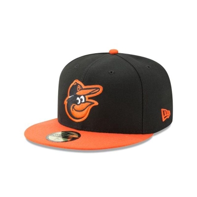 Baltimore Orioles Gorra | New Era MLB Authentic Collection 59fifty Fitted Cap Mexico - Negros
